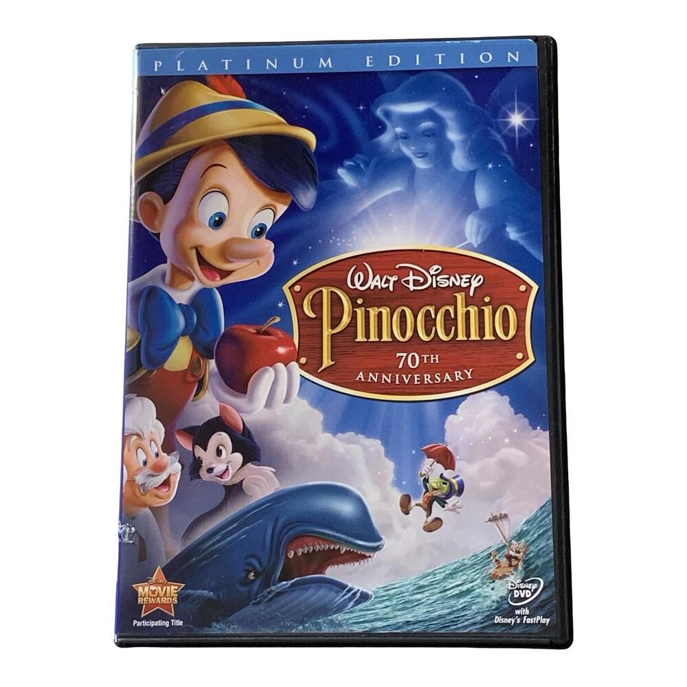 Disney Pinocchio 70th Anniversary Platinum Edition 2-Disc DVD Set (2009)